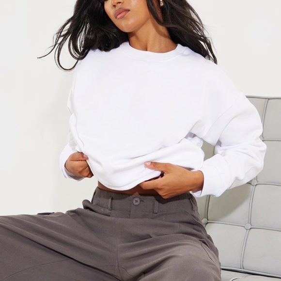 Plt white crewneck - Picture 1 of 3